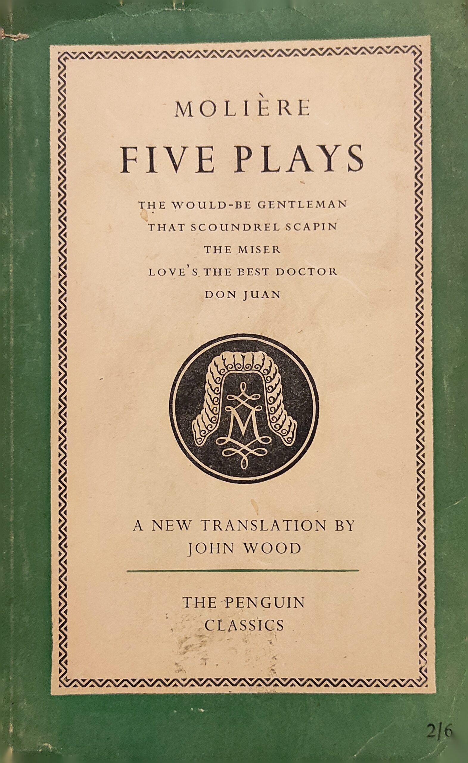 Five Plays; Moliere