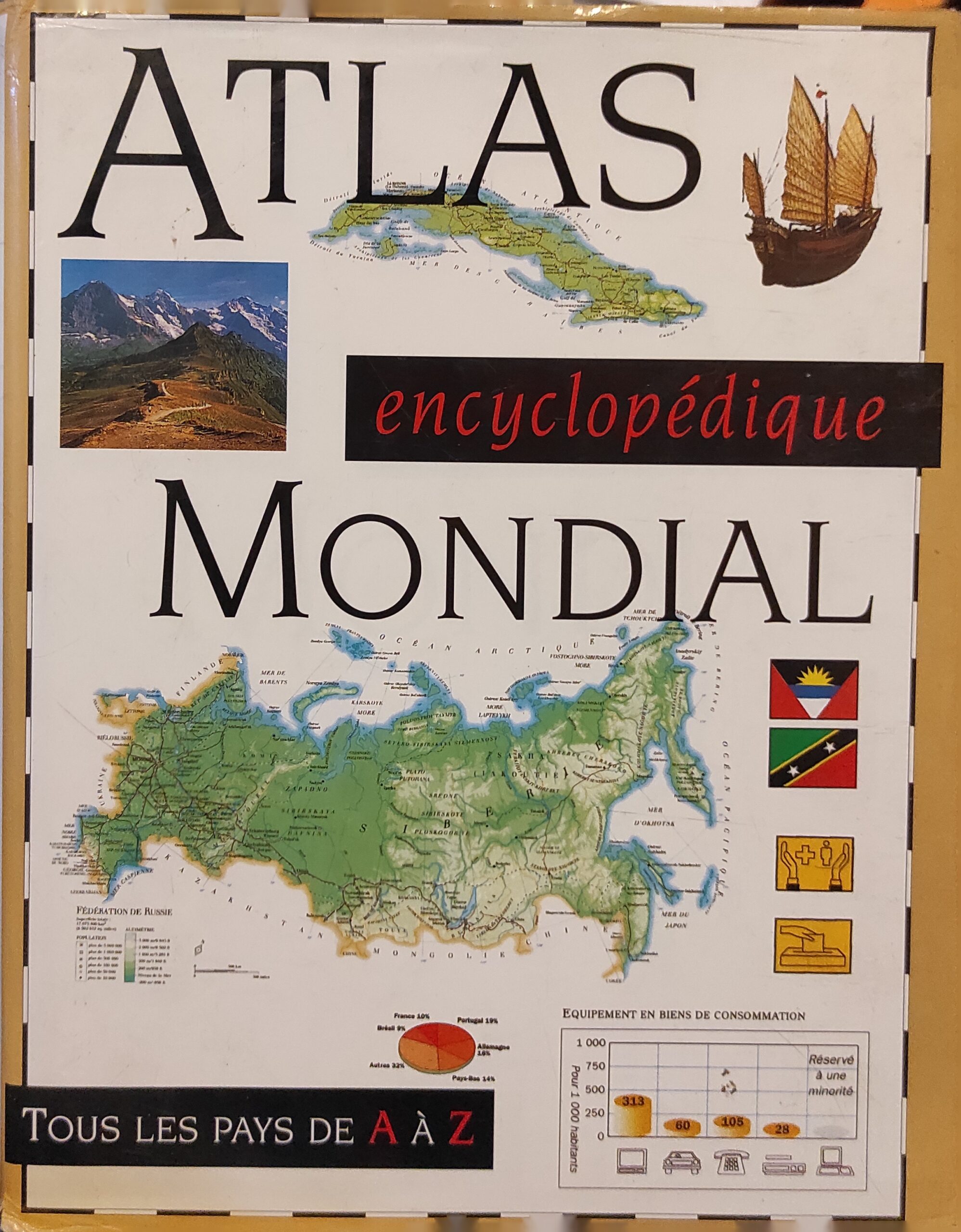 Atlas Encyclopedique Mondial: Tous Les Pays De A a' Z