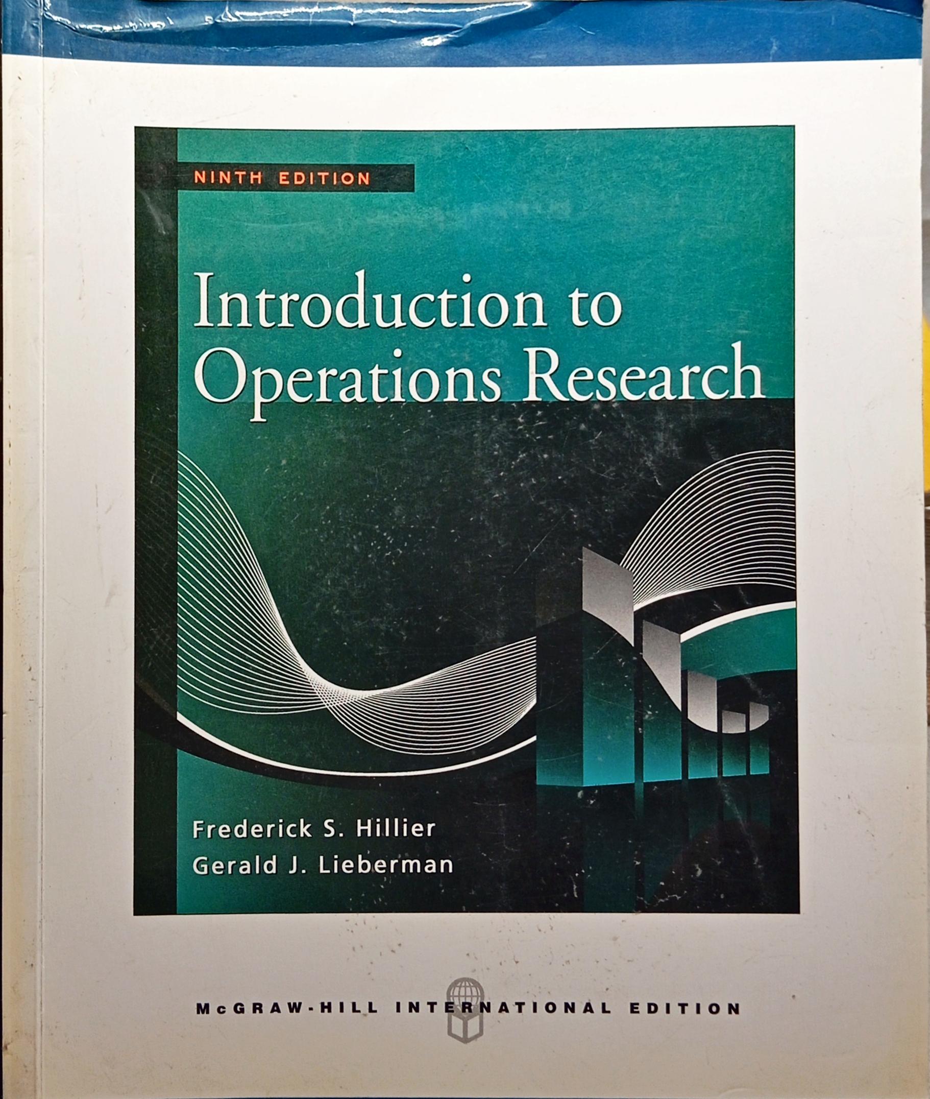 Introduction to Operations Research (9th Edition)