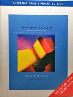 Operations Research : Application and Algorithms (Fourth Edition)