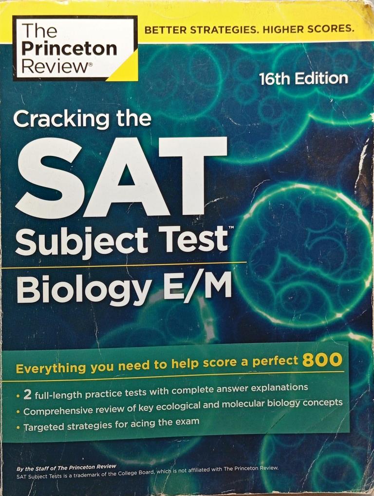 Cracking the SAT Subject Test : Biology EM (Sixteenth Edition)