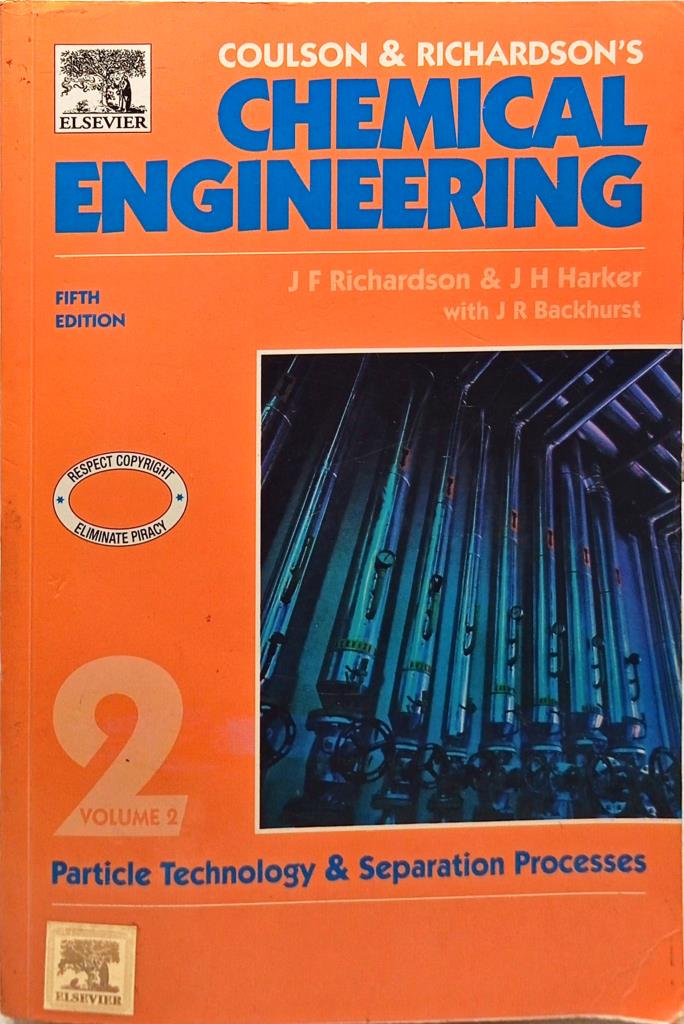 Coulsn and Richardson's Chemical Engineering : Particle Technology and Separation Process (Fifth Edition)