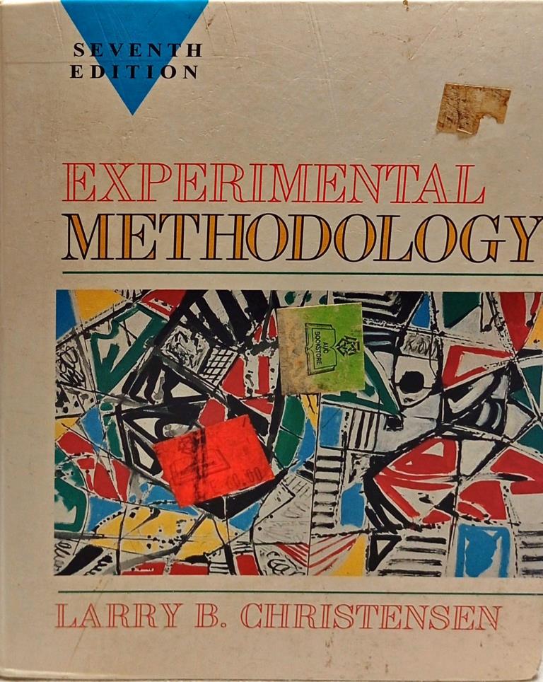 Experimental Methodology (Seventh Edition)