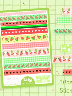 Watermelon Washi