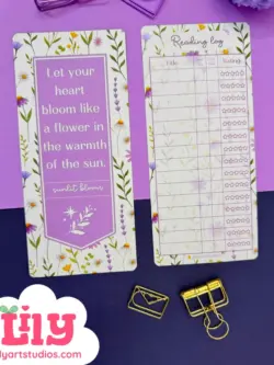 Sunlit Blooms Bookmark