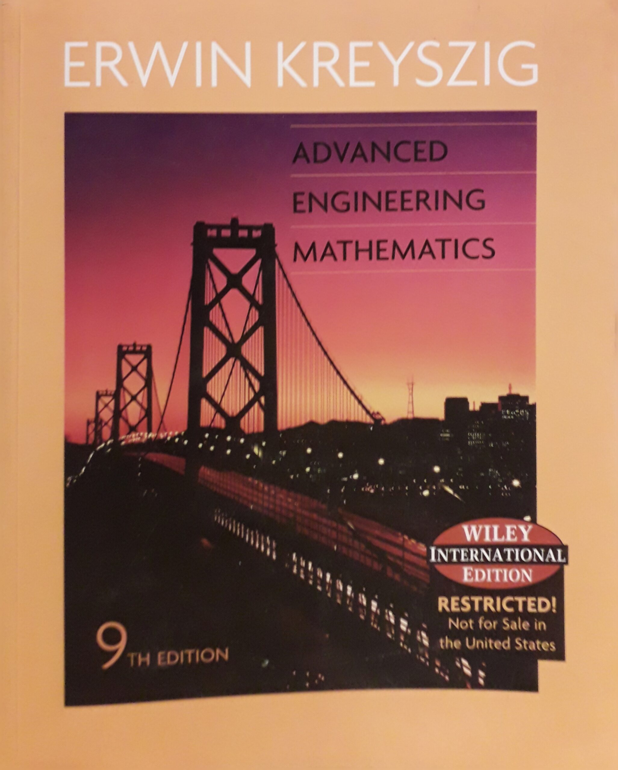 Advanced Engineering Mathermatics (9th Edition)