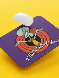 I Hate You All Mouse Pad