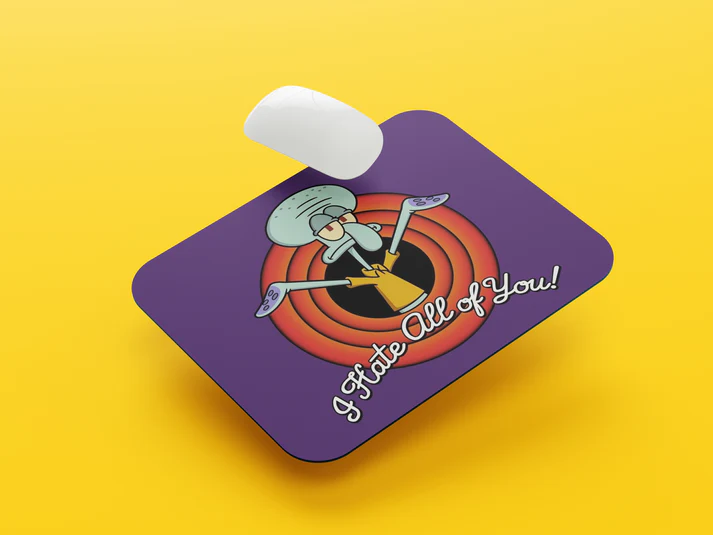 I Hate You All Mouse Pad