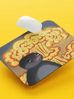 Boom Fire Mouse Pad