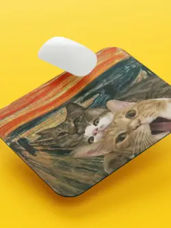 The Screaming Meows Mouse Pad