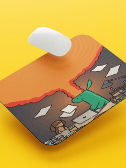 My Brain On Fire Mouse Pad