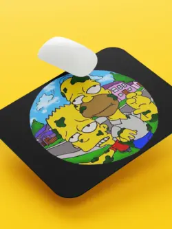 Homer vs. Bart Mouse Pad