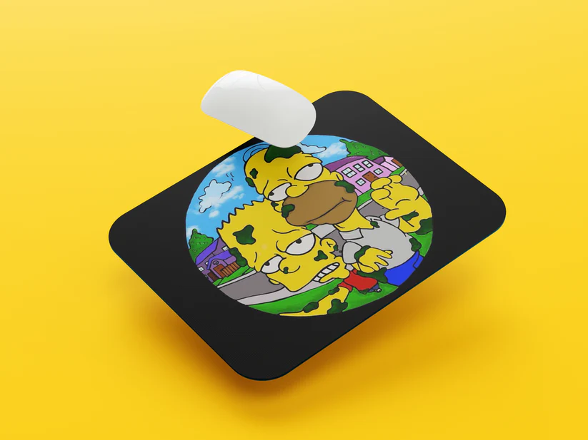 Homer vs. Bart Mouse Pad